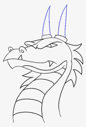 How To Draw A Dragon Head - Draw A Dragon Easy