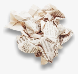 Piece Of Paper Png Crumpled Paper Png Crumpled Paper - Crumpled Newspaper Png Transparent