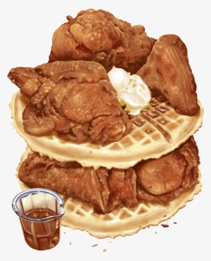 Waffles Transparent Chiken