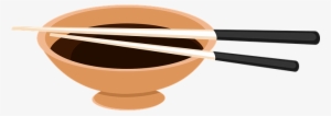 Bowl Chopsticks Condiments Japan Soy Sauce - Chopsticks Vector Png