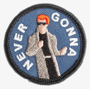 Irl Rick Rollhaha - Never Gonna Give You Up Patch