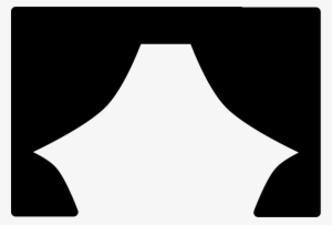 Museum Curtains Like Theather Scenery Silhouette Comments - Curtains Silhouette Png