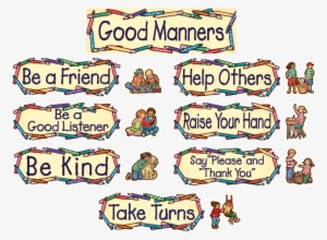 Good Manners Mini Bulletin Board From Susan Winget - Good Manners Of Students