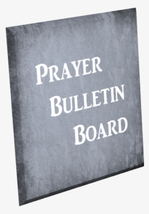 Prayer Bulletin Board - Sign
