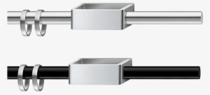 The Curtain Rod Frame Is Available In A Brushed Stainless - Bonn