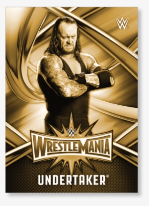 Undertaker - 17 Topps Wwe Road To Wrestlemania Hanger Box, Bronze