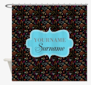 Clip Art Black And White Stock Hand Drawn Hearts Personalized - Cute Doodle Hearts Pattern Backgroun Wall Calendar