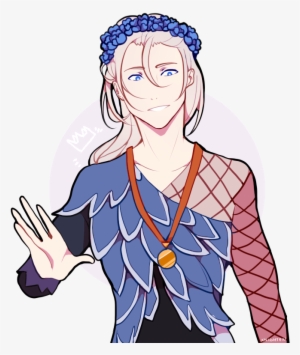 Currently In Voltron Hell - Victor Nikiforov Flower Crown