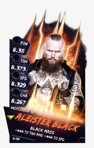 Supercard Aleisterblack S3 14 Wrestlemania33 Fusion - Aleister Black Wwe Supercard