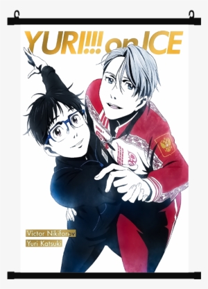 Anime Yuri On Ice Yuuri & Viktor Wall Scroll - Yuri!!! On Ice Vol.1