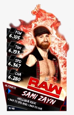 Ultrarare Samizayn - Wwe Supercard Ultimate Cards