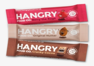 Hangry Snack Bars Combined - Hangry Food Bars (1 Bar) Original Nutter