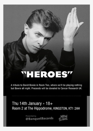 Thursday 14th January At Room 2 At New Slang, - David Bowie Heroes