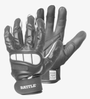 Battle Lineman Black Youth Football Gloves - Football Gloves