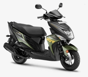 Yamaha Cygnus Ray Zr Matt Green - Black Yamaha Ray Zr