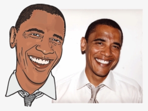 Photo To Cartoon Free Funny President Obama Cartoon - Barack Obama White Shirt