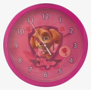 Paw Patrol Skye Wall Clock - Pat Patrouille Serviette De Bain Pat Patrouille Serviette