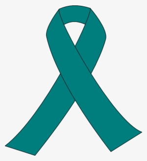 Ribbon - Ovarian Cancer Ribbon Png