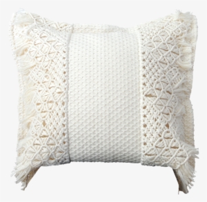 Azulina Home Handwoven Cotton Neutral Decorative Pillows - Knitting