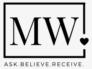 Melanie Whitney - Monogram Initial W Notebook: Pink Floral Hawaiian Haze