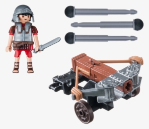 1 Of 4 Playmobil 5392 Legionary Ballista Roman Soldier - Playmobil 5392 Legionnaire With Ballista