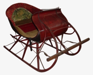 Download Png Image Report - Red Sleigh Png