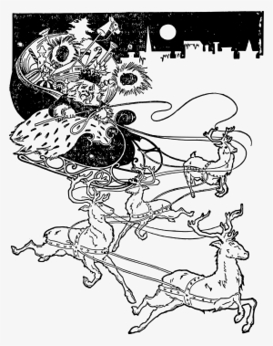 This Free Icons Png Design Of Classic Santa Sleigh