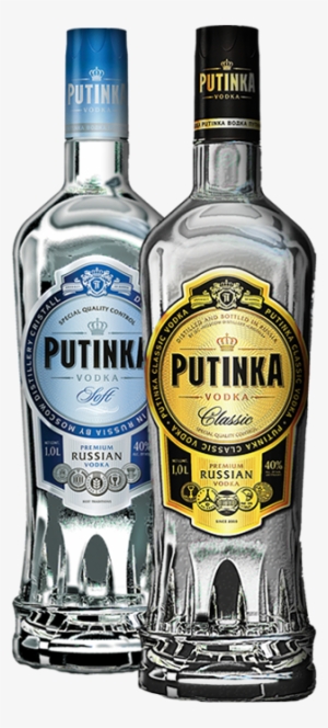 Vodka Group Shot - Putinka Vodka Png