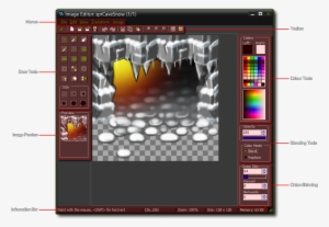 As You Can See, The Image To Be Edited Takes Up The - Drawing
