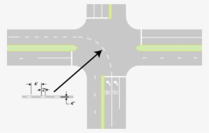 Dotted Lines - Dotted White Line Intersection