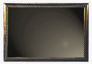 Rope & Bead Mirror - Leather
