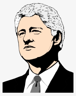 Big Image - Cartoon Of Bill Clinton