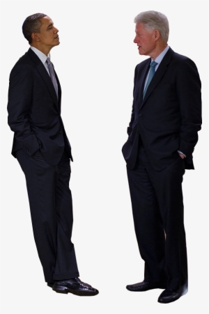 Barack Obama And Bill Clinton - Bill Clinton Standing Transparent