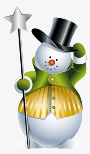 Would Be Cute On Xmas Stocking - Clip Art Snow Man
