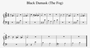 Black Damask Sheet Music 1 Of 1 Pages - Motionless In Whtei Sheet Music