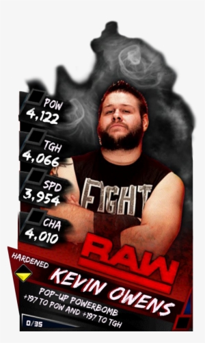 Kevinowens - Rare Kevinowens - Superrare Kevinowens - Wwe Supercard Hardened Seth Rollins