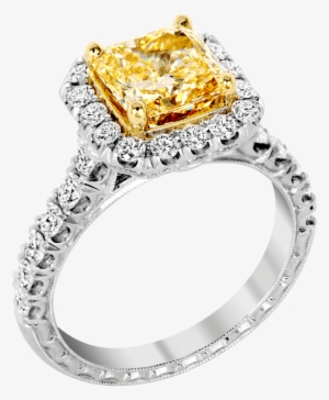 Kpr 672-1 Platinum And 18k Yellow Gold Ring - Pre-engagement Ring