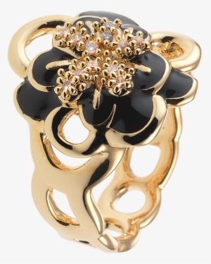 Traviata Gold Flower Ring - Pre-engagement Ring