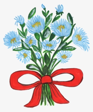 Art Nouveau Bouquet Flowers Transpa Png 10 Flower Bouquet