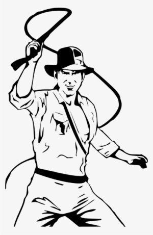 Freeuse At Getdrawings Com Free For Personal Use - Indiana Jones Line Art