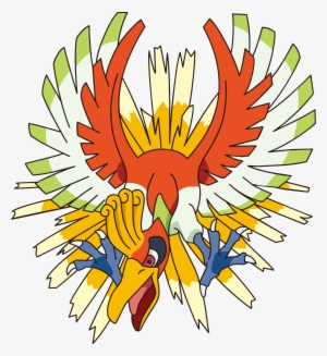 250ho-oh Os Anime - Ho Oh Vs Fearow