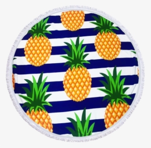 Pina Colada Pina Colada - Lish Large Microfiber Round Beach Towel Boho Hippy