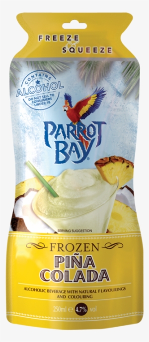 Parrotbay Pinacolada Pouch - Parrot Bay Freeze & Squeeze Frozen Pina Colada,