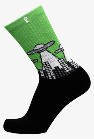 Black/green *glow In The Dark* - Sock
