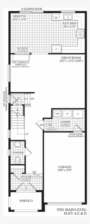 Floorplan For The Calla Lily - Floor Plan