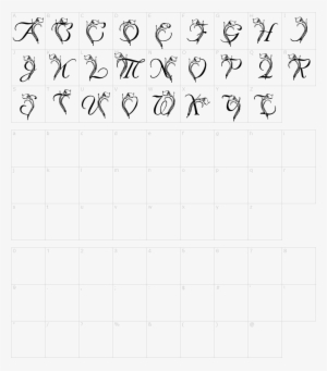 Lms Calla Lily Font - Calla Lily Outline