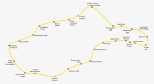 The Circle Line Before Extension To Hammersmith - Circle Line Map