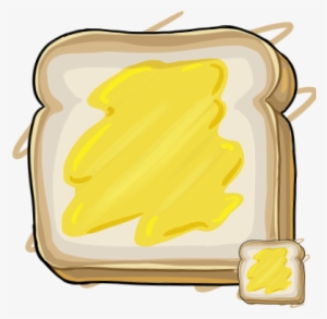 Toast Svg Library Stock Buttered Huge - Bread And Butter Png