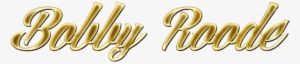 Bobby Roode Logo 6 By Courtney - Bobby Roode Logo Png