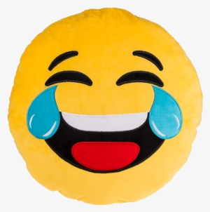 Plush Pillow Emoji Laugh - Laughing Emoticon Soft Toy Gadget And Gifts